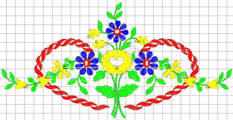 Floaral design outline